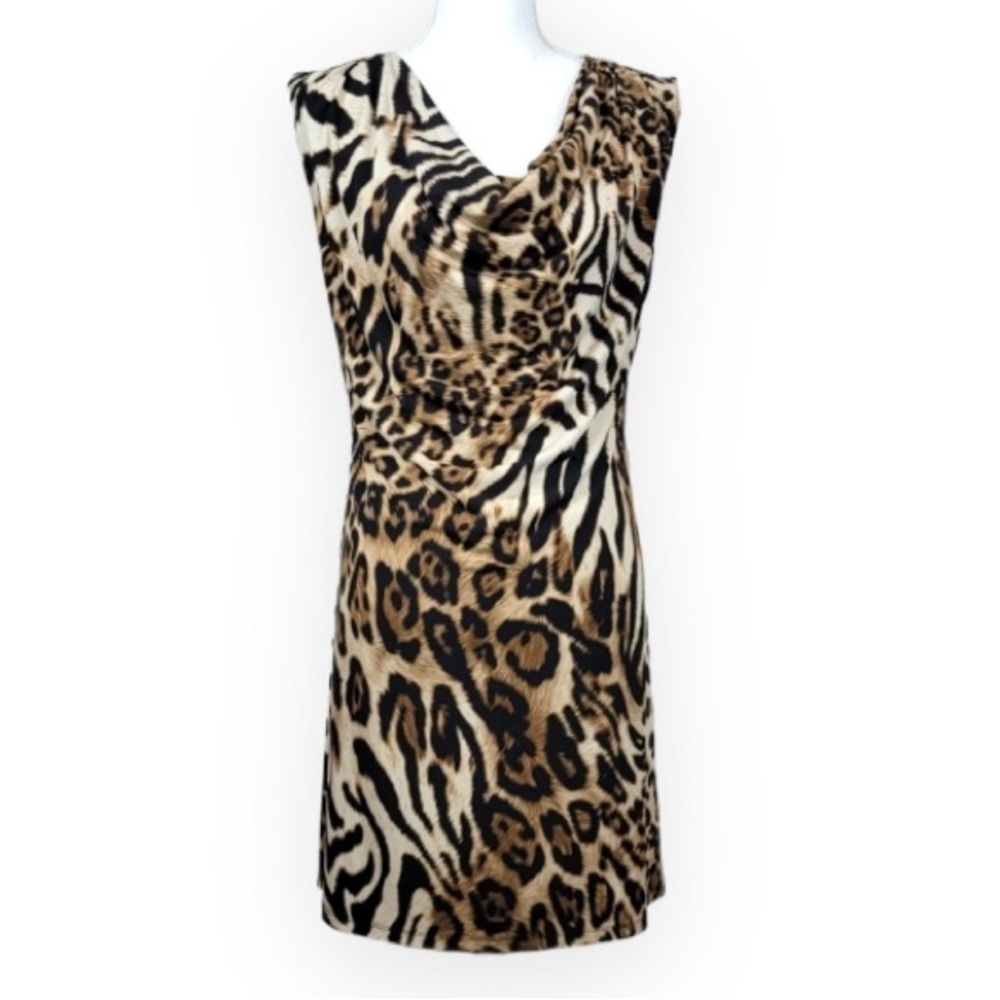 MSK Animal Print Mini Dress - Picture 7 of 9